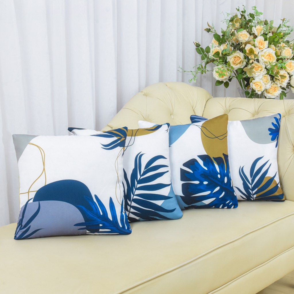 Kit 04 Capa De Almofada 45cm x 45cm Decorativa Modernas Modern Print