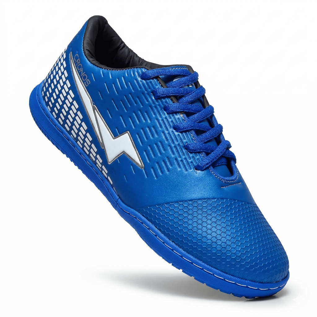 Chuteira Salão Masculino Feminino Adulto Futsal Sola Costurada Original Lançamento Cronos Dynamics