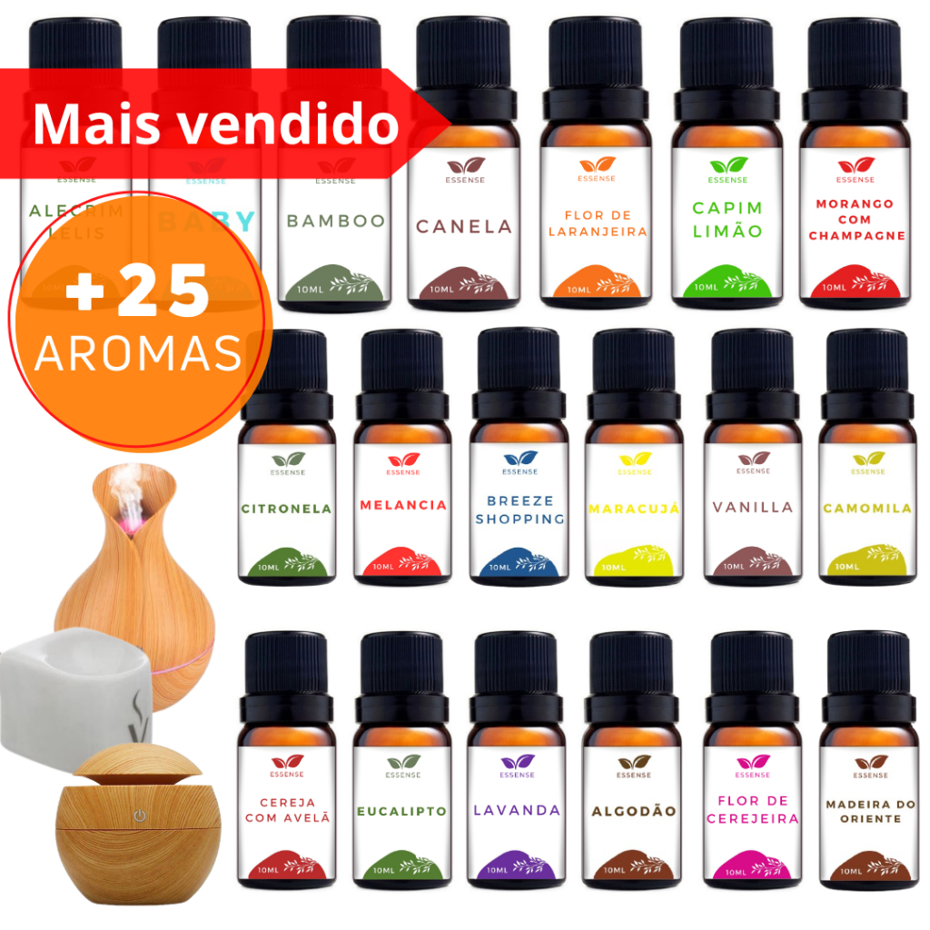 Essência Hidrossolúvel para Aromatizador 10ml