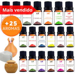 Essência para Aromatizador Difusor Umidificador de Ar 10ml Hidrossolúvel Aromaterapia Óleo Essencial