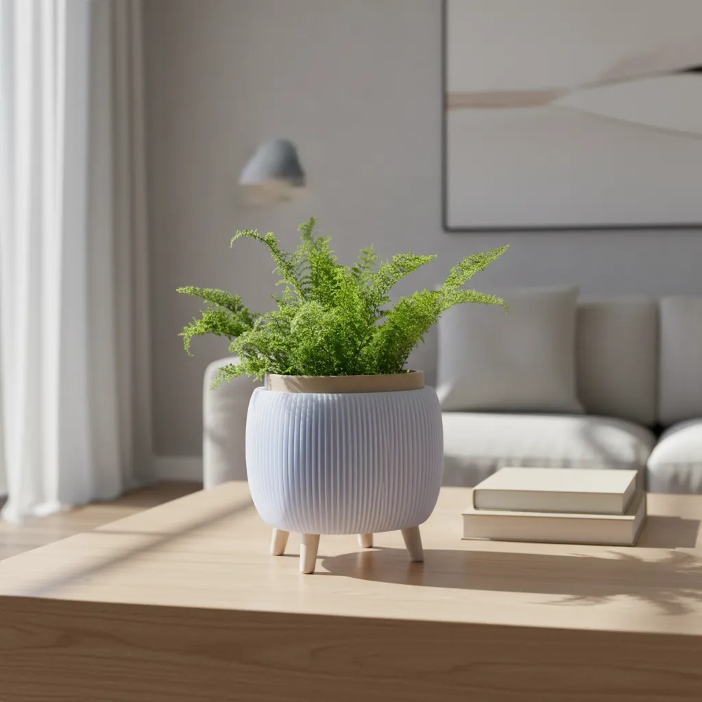 Vaso Cachepot Drenagem Planta Decorativo Ambiente Interno Elegante 3d