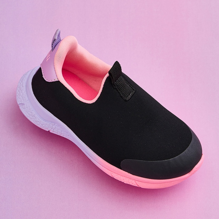 Tênis Infantil Feminino Mini Soft Calce Fácil Rosa Pampili