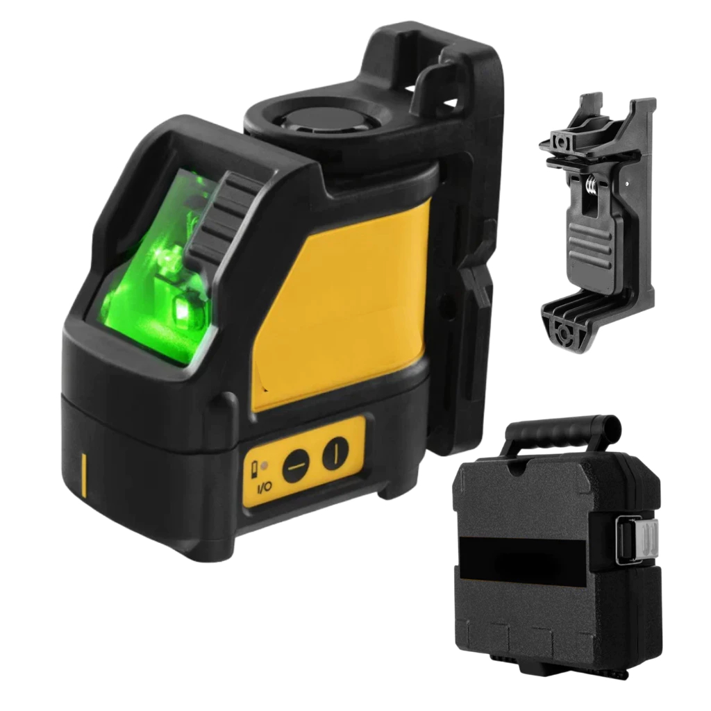 Nivel a Laser Verde de Precisão 50m Linha Cruzada de Horizontal Vertical Autonivelante Profissional