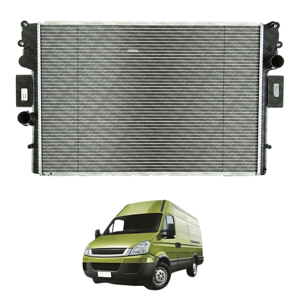 Radiador Iveco Daily 3.0 2008 a 2012 Euro 3 Diesel Com E Sem Ar Cambio Manual Sem Reservatorio Brasado