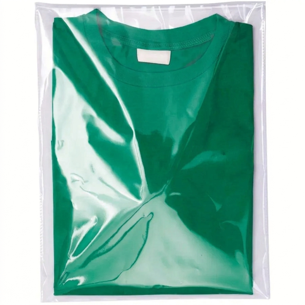 Kit 100 Saco Para Jeans Roupas Blusas Vestidos Camisas Bermudas Saco Plástico Transparente Copa