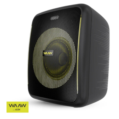 Caixa de Som Bluetooth Beat 1000 Som Portátil Sem Fio USB Entrada Auxiliar Waaw