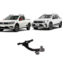 Engate Volkswagen Saveiro G5 G6 G7 G8 2008 a 2023 Reforcel Reboque Rabicho Protetor 500KG