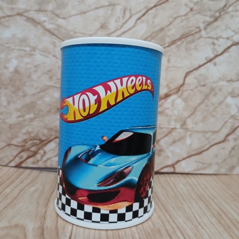 Cofrinho Personalizado Hotwheels 10x6cm | Lembrancinha Festa Infantil | Aniversário
