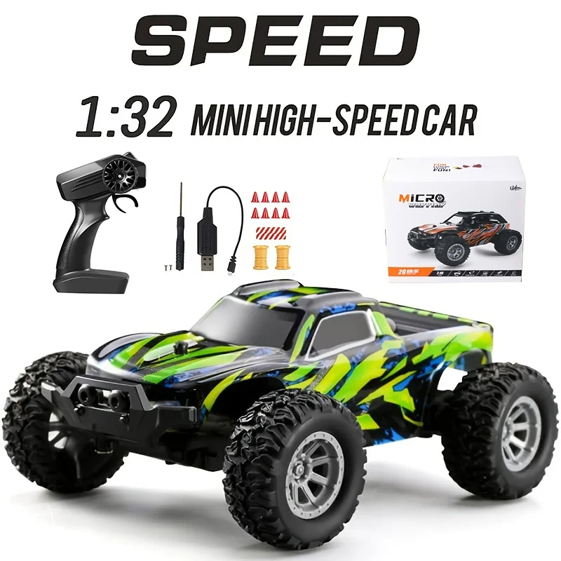 Carrinho RC Elétrico 20km/h Controle Remoto Off Road