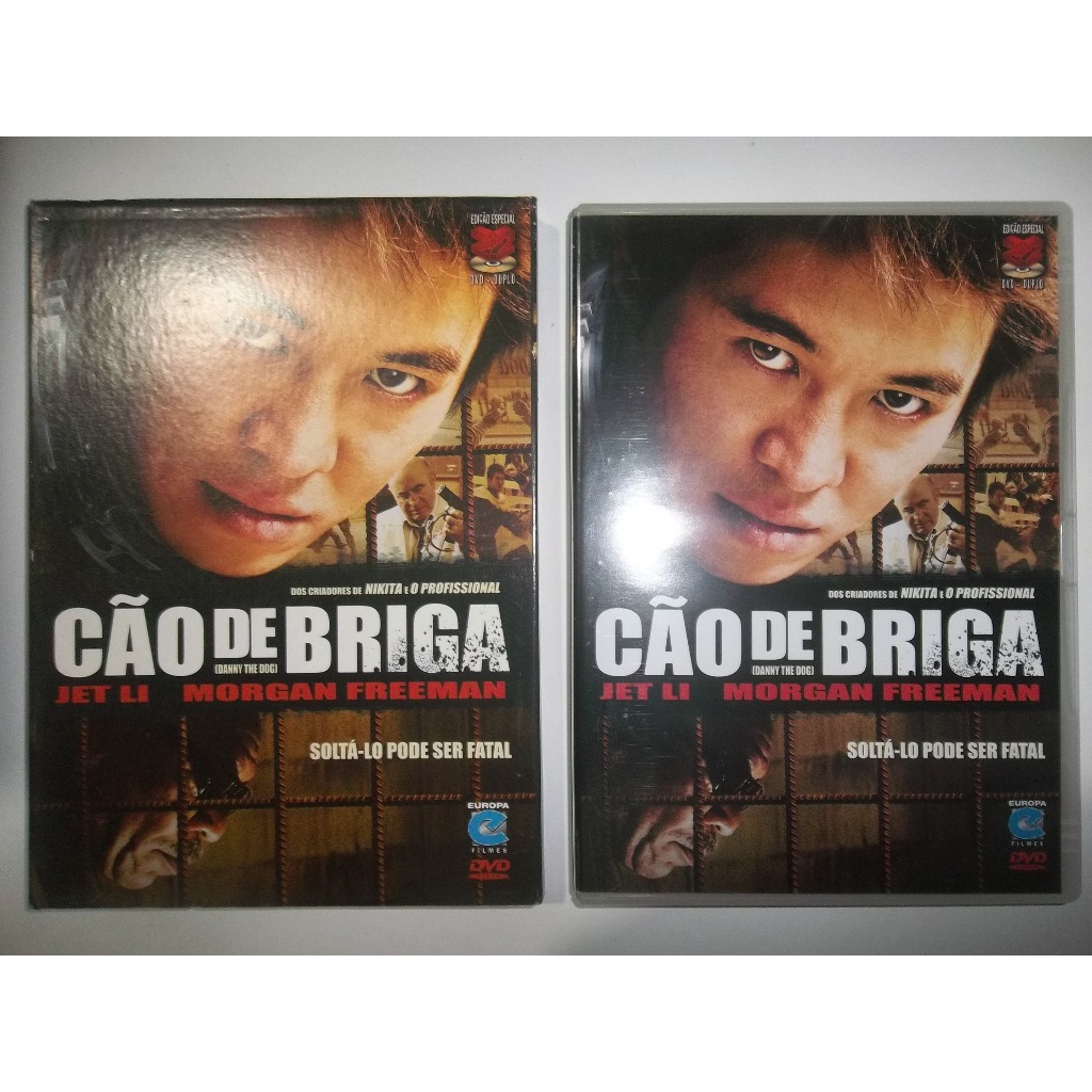 dvd duplo cão de briga morgan freeman jet lee com luva