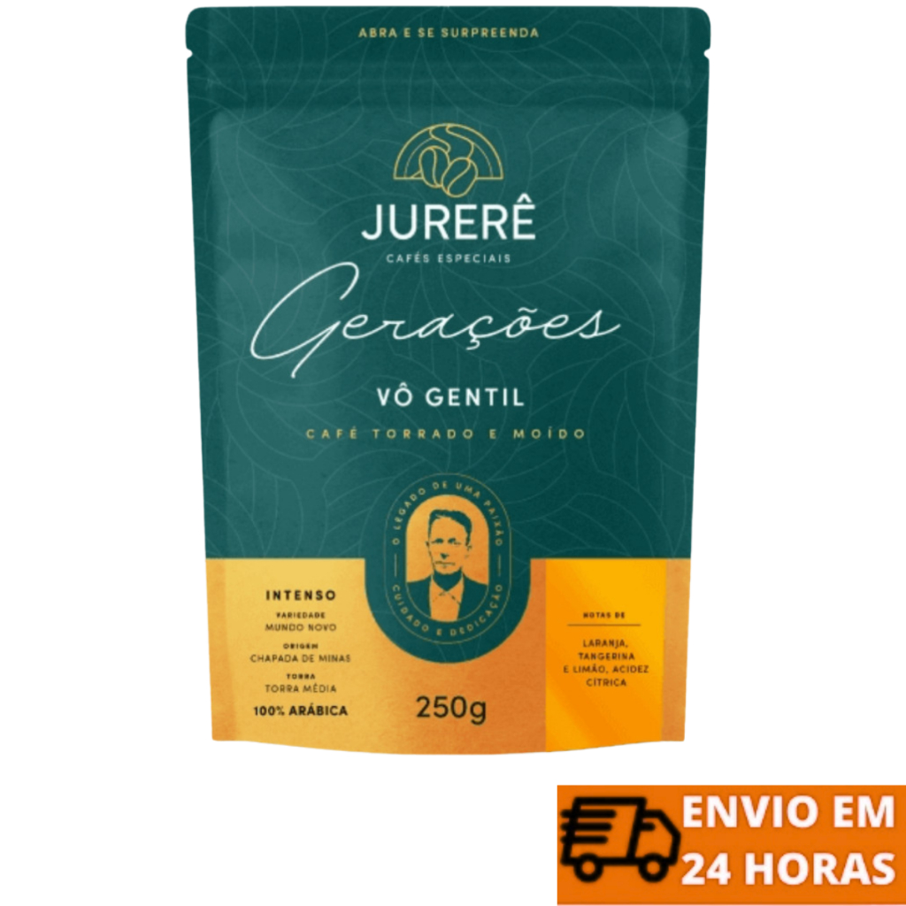 Jurerê Café Café Torrado E Moído Com Aromas De Laranja, Tangerina e Limão 250gr