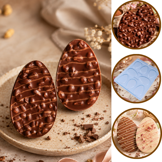 1~10 Forma BWB ovo tablete de Páscoa tipo 50g forma simples  cod  9856 (CHOCO)