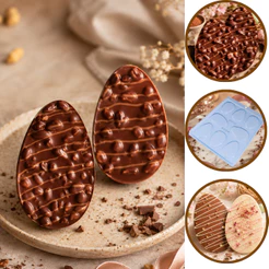 1~10 Forma BWB ovo tablete de Páscoa tipo 50g forma simples cod 9856 (CHOCO)