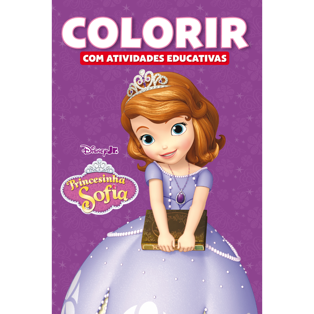 Livro de Colorir Atividades Educativas Disney Princesinha Sofia Infantil