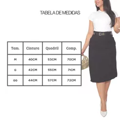 Saia Midi Sensorial Marrante Feminina Social Moda Elegante Com Cinto Envio Imediato