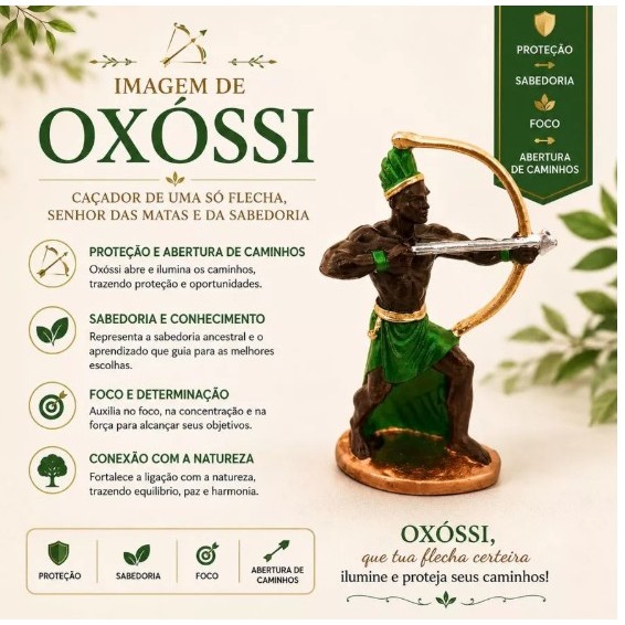 Imagem de Chumbo - Orixá Oxossi/Caboclo