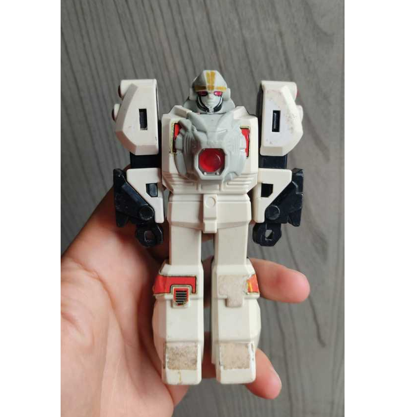 Boneco power ranger tigrezord branco bandai.
