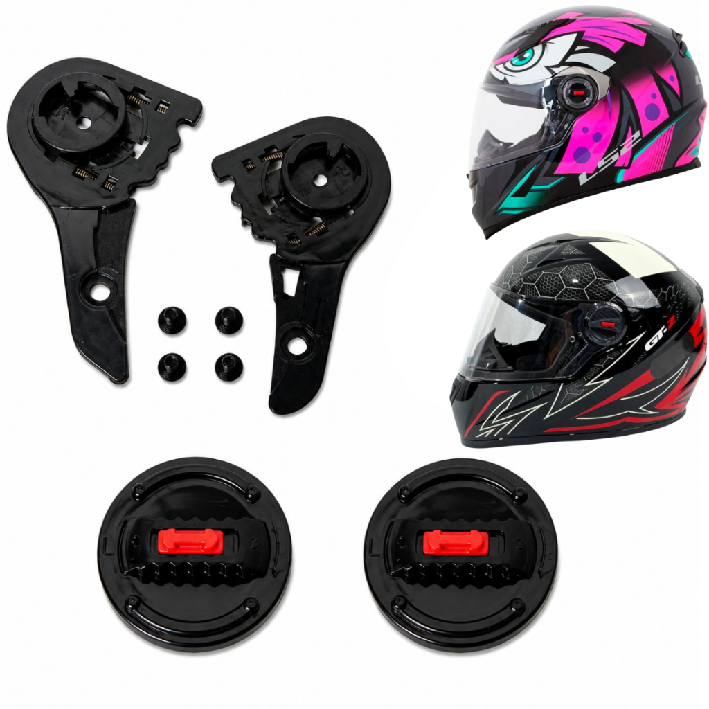 Reparo Capacete Viseria Fw3 Gt Fw3 Gt2 Fw3 Gt5 Fw3 Gtx Ls2 Ff358 Ff396 Polivisor