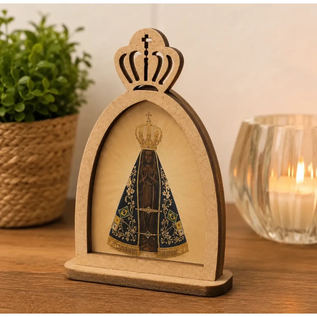 Kit 40 Oratórios Capela Provençal Em Mdf Santo 1370