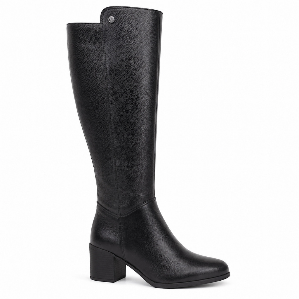 Bota Bottero Cano Longo Salto Médio 346903 Preto
