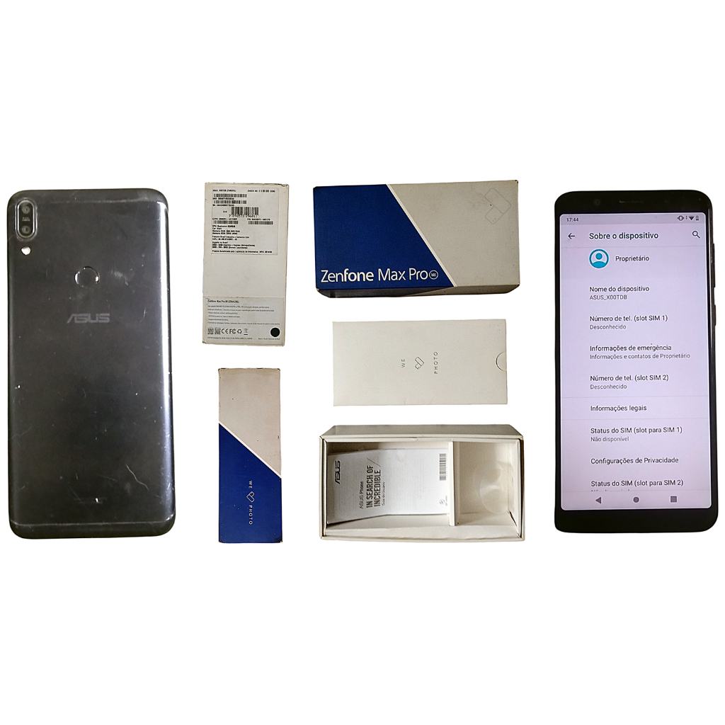 Sucata Carcaça Completa Asus Zenfone Max Pro M1 X00tdb Liga Erro de Software