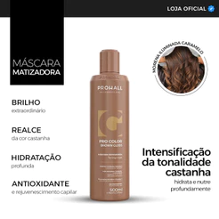 Matizadora Efeito Caramelo: Morena Iluminada | Brown Gloss 500ml