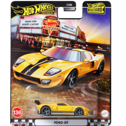 🔵🔥 HOT WHEELS PREMIUM FORD GT – BOULEVARD 🔥🔵 uma miniatura premium de respei