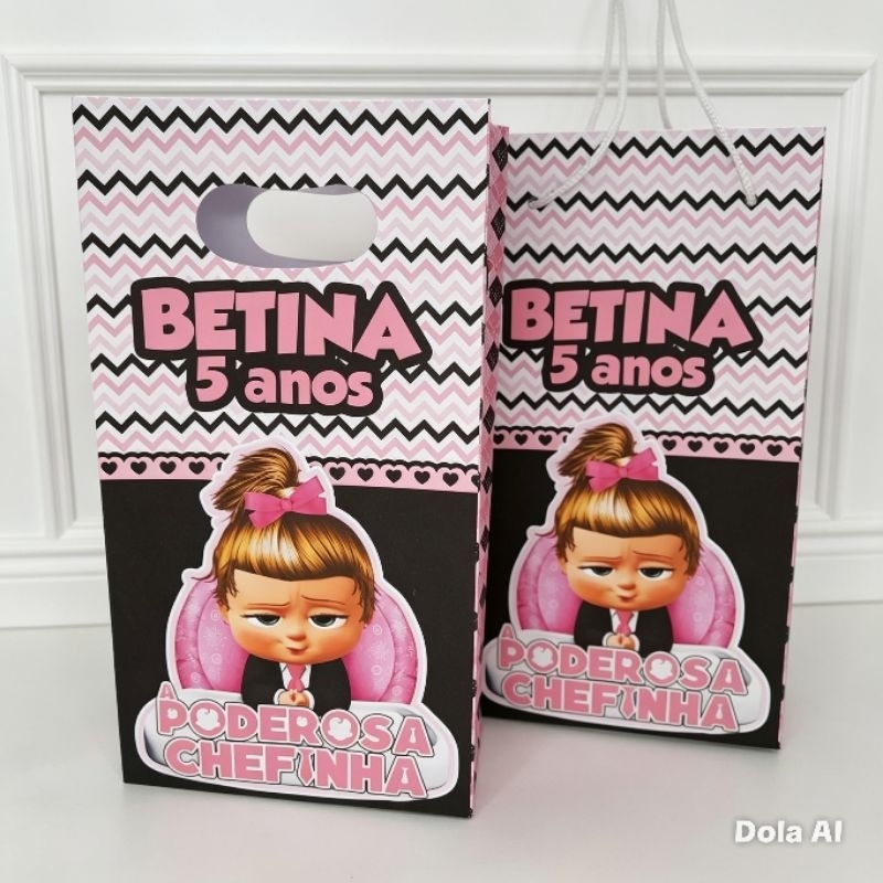 SACOLINHA PEGUE E MONTE PERSONALIZADA PODEROSA CHEFINHA, MIMO PARA FESTA, LEMBRANCINHA DE ANIVERSÁRIO, PERSONALIZADOS
