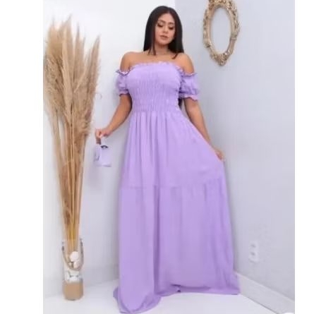 Vestido Longo Ciganinha Brechó