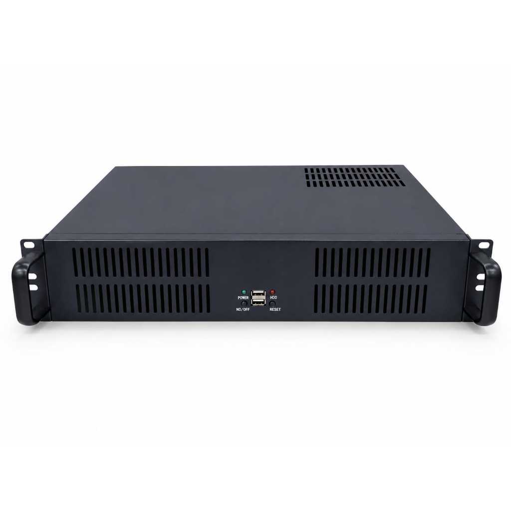 Gabinete 2u com Fans Servidor 40cm Atx Rack usb 2.0