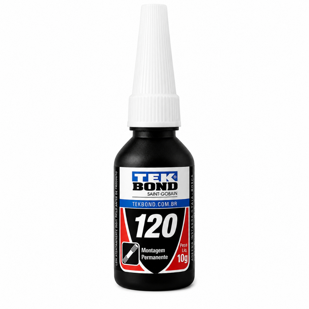 Cola Tekbond 120Trava Rosca Instantanea Alta Fixacao Para Montagem Permanente