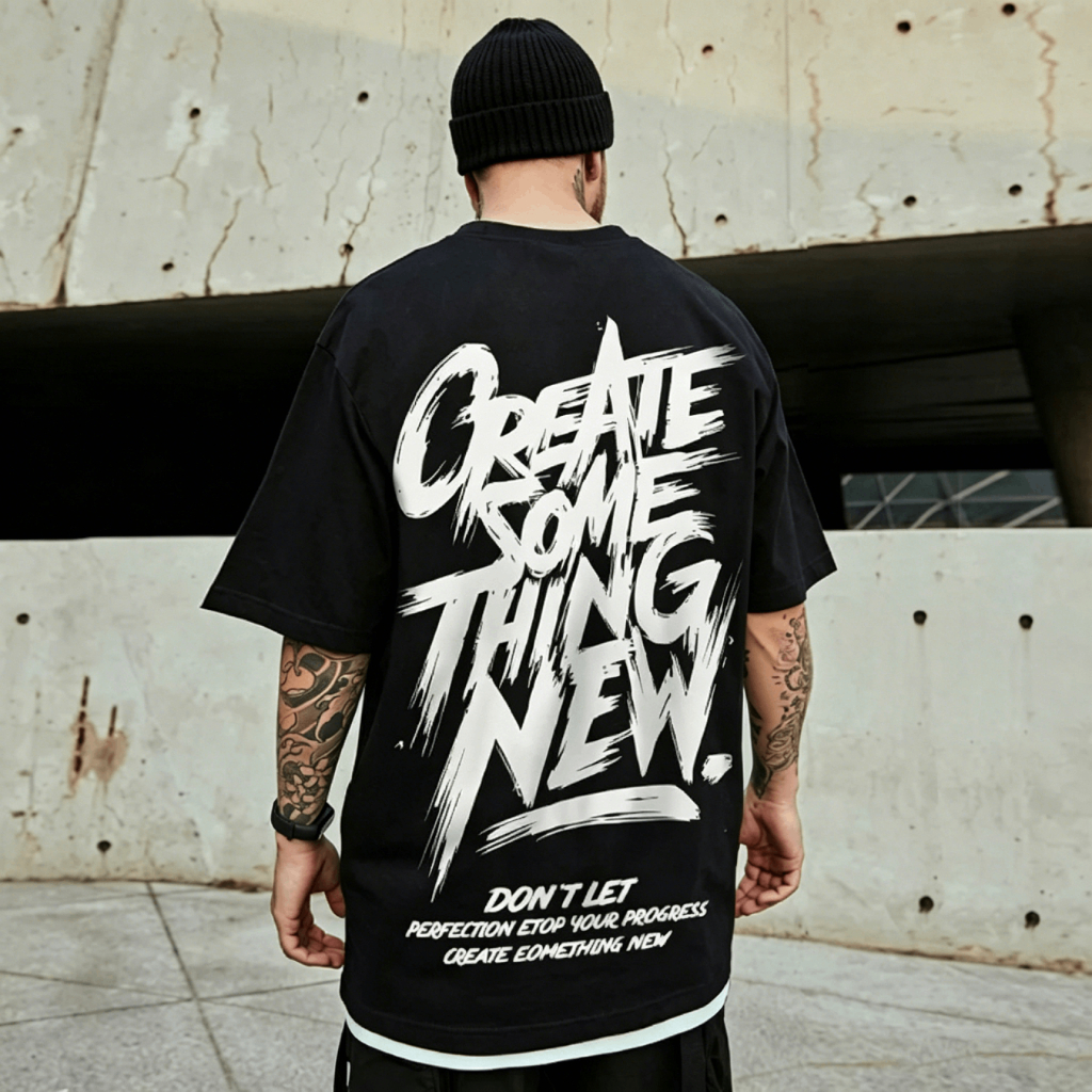 Camiseta Masculina Plus Size Oversized Estampa Vintage Americana Streetwear Hip Hop