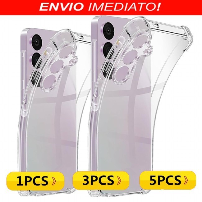 Capa Capinha Tpu Anti Impacto Transparente /SAMSUNG S20 S21 S22 S23 S24 S25 S26 FE PLUS EDEG ULTRA