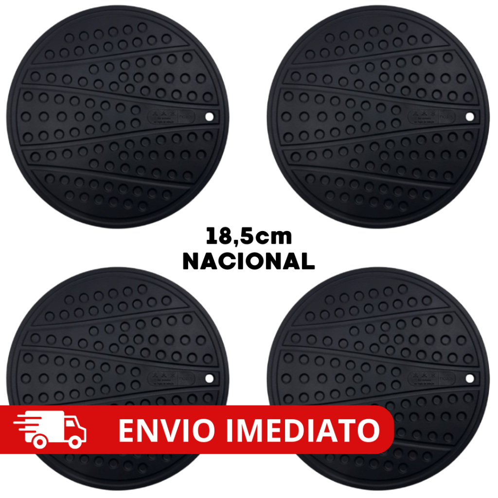 Kit com 2/4/5 Protetor de Silicone para Fogão de Indução Nacional Tapete Almofada para Fogão Indução