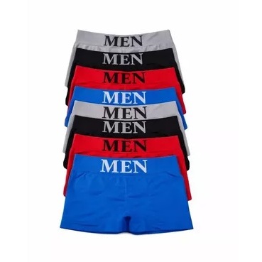 Kit 05 Cuecas Boxer Microfibra Sem Costura Masculina Conforto