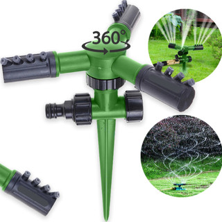 Irrigador Jardim Aspersor 360 Sistema De Irrigação Grama Até 400m² Potente Mangueira Engate Rápido