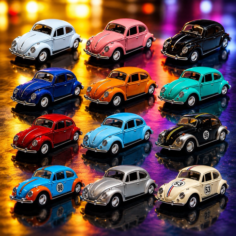 Carrinho Fusca de ferro miniatura, fusquinha abre e fecha portas e capô Colecionador