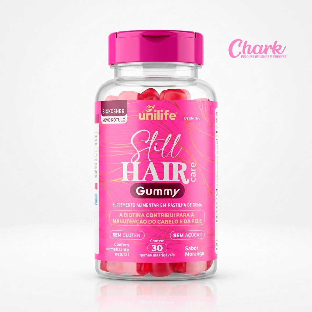 Still Gummy Hair Cabelo Pele e Unha 30 Gomas - Unilife