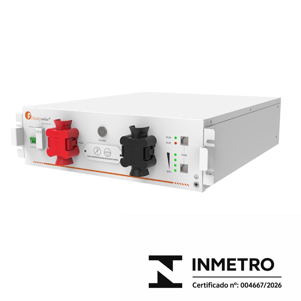 Bateria Lifepo4 Felicity Solar 100ah 48v 5kwh Rack
