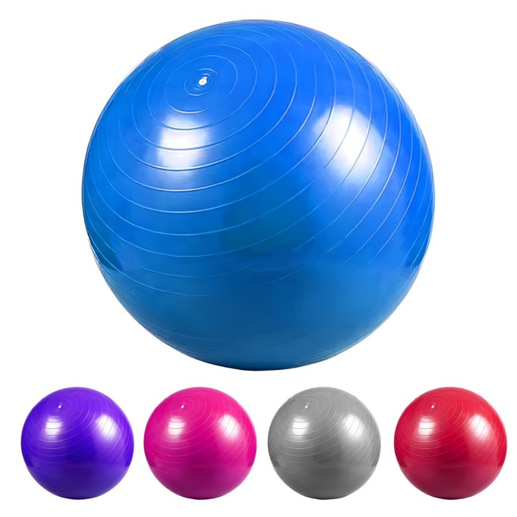 Bola Pilates Yoga Abdominal Ginastica Fitness 55cm S/ Bomba