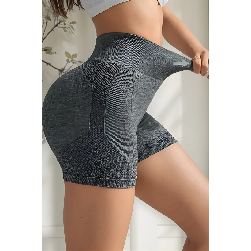 Shorts MULTICORES Academia levanta bumbum Fitness Cintura Alta Modeladora Empina Bumbum Secagem Rápida