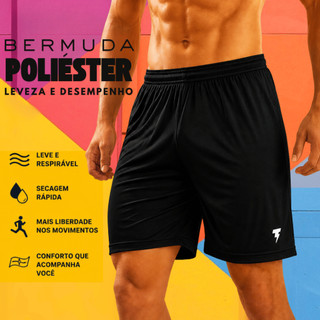 Calção futebol Short masculino Esportivo Academia Esporte