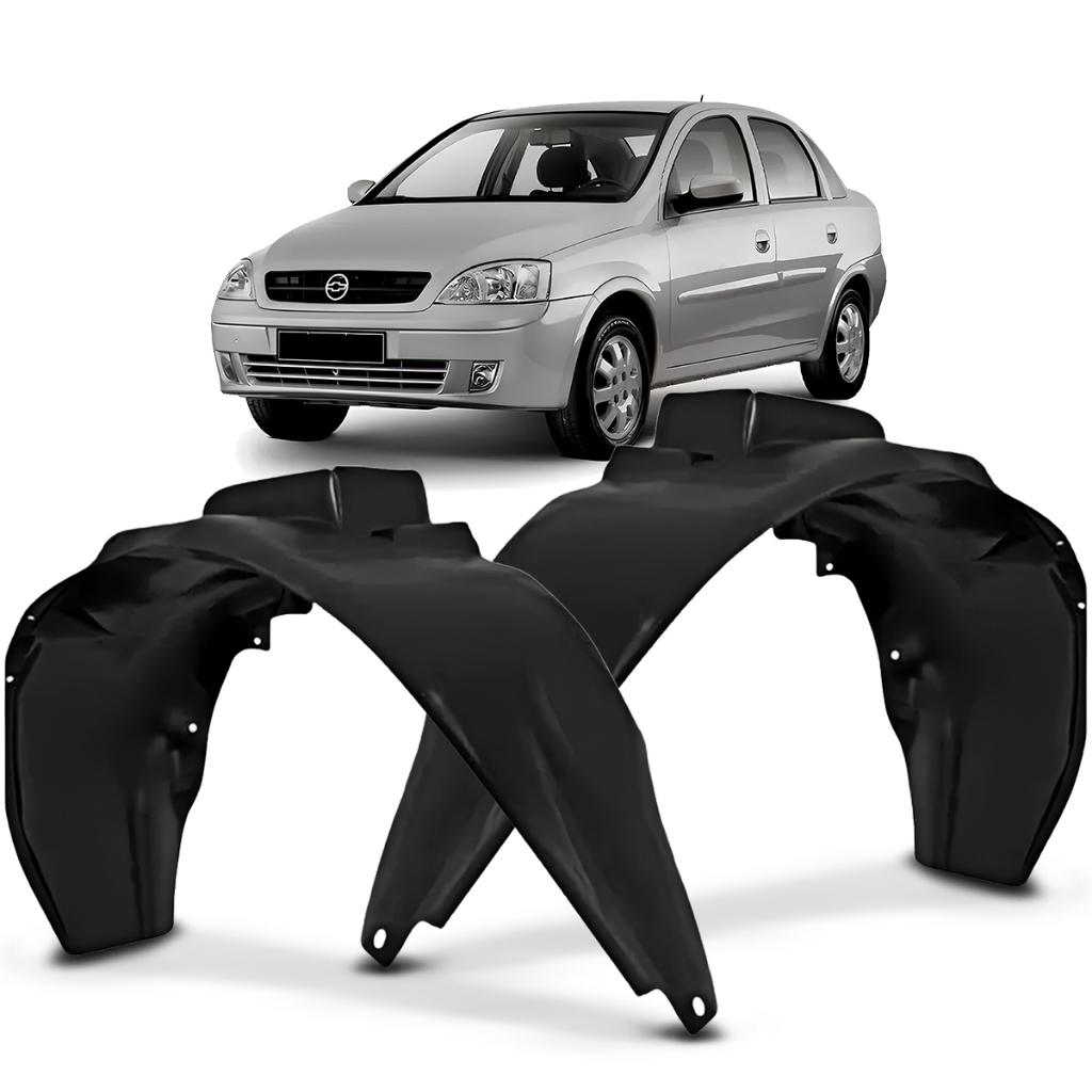 Par Parabarro Corsa Sedan Classic 94 a 2010 Dianteiro Com Grampos Fixadores