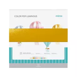 Papel Color Pop Luminous Ouro Mimo - 30,5 x 30,5 cm - 250 gr - 20 unds