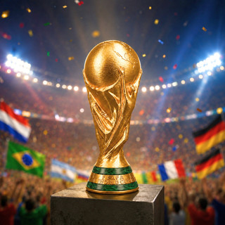 Troféu Taça Copa do Mundo 2026 Futebol Decoração Réplica Decorativa Colecionável FIFA Campeão