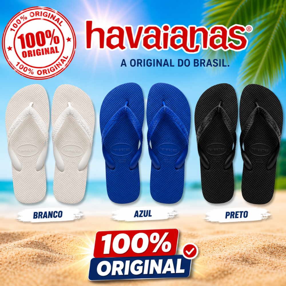 Chinelo Havaianas Top Original Sandália Unissex