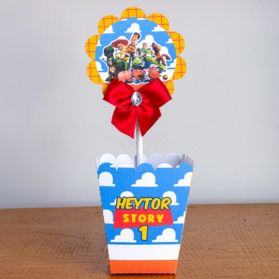 Cachepô  Centro de Mesa Toy Story Lembrancinhas para Festa Lembrancinhas personalizadas Festa Infantil