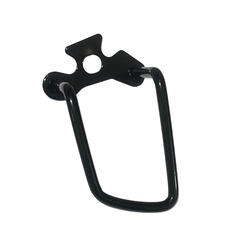 Protetor Bike NIPARTE Proteção de Aço Mais Grosso  Reforçado  Para Câmbio Traseiro Cor Preto de Bicicleta.