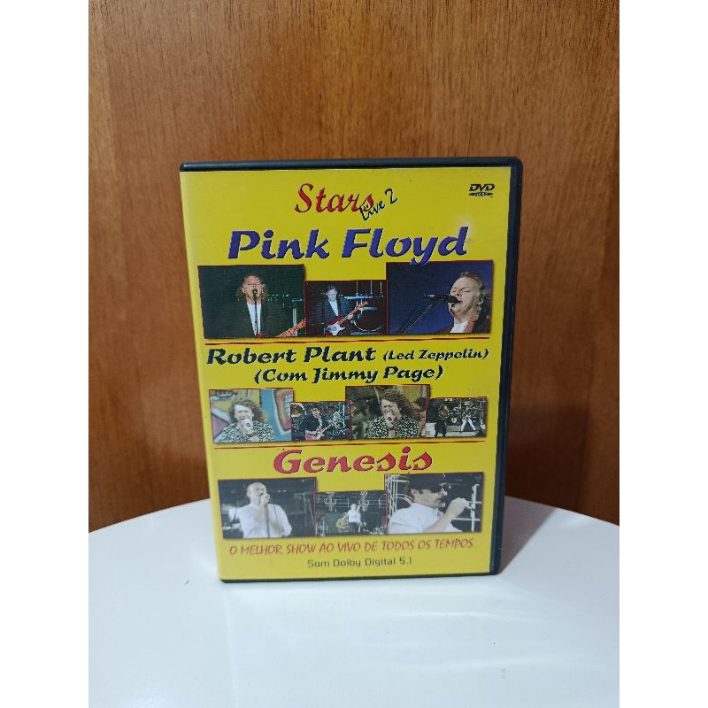 DVD usado - Stars Live 2/Pink Floyd - Robert Plant (Led Zeppelin)(Com Jimmy Page)Genesis -O melhor Show ao vivo de todos