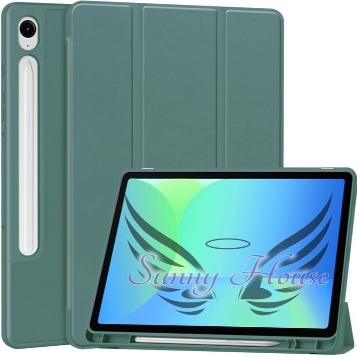 Capa Protetora Silicone TPU Para Samsung Galaxy Tab S10 Fe plus 13.1 Com Suporte